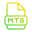 Free Archivo mts  Icono