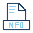 Free Nfo Documento Datos Icono