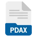 Free Pdax Archivo Formato Icono