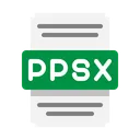 Free Archivo ppsx  Icono