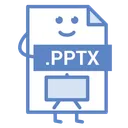 Free Pptx Power Point Archivo Icono