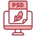 Free Archivo psd  Icono