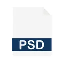 Free Archivo psd  Icon