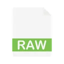 Free Archivo RAW  Icono