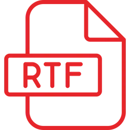 Free Archivo rtf  Icono