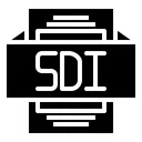 Free Sdi Archivo Tipo Icono