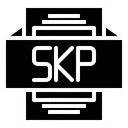 Free Skp Archivo Tipo Icono