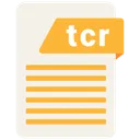 Free Tcr Formato Archivo Icono