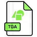 Free Tga Doc Archivo Icono