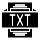 Free Texto Archivo Tipo Icono