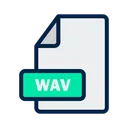 Free Wav Archivo Formato Icono