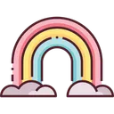 Free Arco Iris Clima Prevision Icono