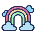 Free Arcoiris Primavera Planta Icono