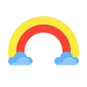 Free Arco Iris Clima Nube Icono