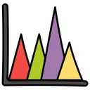 Free Mountain Chart Analytics Statistics Icon