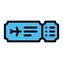 Free Aereo Biglietto Imbarco Icon