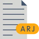 Free Arj Compressed File Arj File Icon