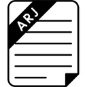 Free Arj Compressed File File File Type Icon