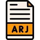Free Arj Compressed File File File Type Icon