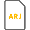 Free Arj Compressed File Icon