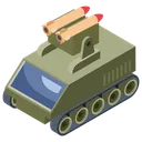 Free Military Panzer Armoured Tank Armoured Vehicle Icon
