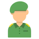 Free Army Commander Military Icon