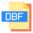 Free Dbf Arquivo Tipo De Arquivo Icon