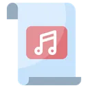 Free Arquivo De Musica Arquivo Documento Ícone