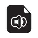 Free Arquivo De Audio Arquivo Formato De Arquivo Ícone
