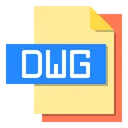 Free Dwg Arquivo Tipo De Arquivo Icon