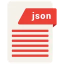 Free JSON Arquivo Tipo Ícone