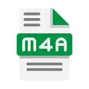 Free M 4 A Arquivo Documento Ícone