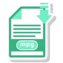 Free Mpg Arquivo Formato Icon