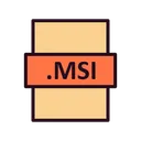 Free Arquivo Msi Msi Formato De Arquivo Icon