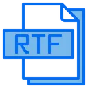 Free Rtf Formato De Arquivo Tipo Ícone