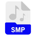 Free Smp Arquivo Formato Ícone
