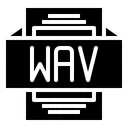 Free Wav Arquivo Tipo Ícone