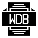 Free Wdb Arquivo Tipo Ícone