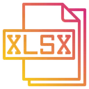 Free Xlsx Arquivo Tipo De Arquivo Ícone