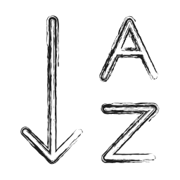 Free Arrange Alphabet Logo Icon