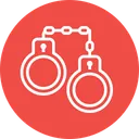 Free Arrest Crime Handcuffs Icon