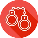 Free Arrest Crime Handcuffs Icon