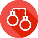 Free Arrest Crime Handcuffs Icon