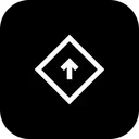 Free Arriba Flecha Signo Icono
