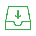Free Arrow Down Email Icon