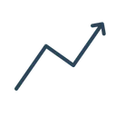 Free Arrow Growth Graph Icon