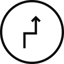Free Arrow Direction Location Icon