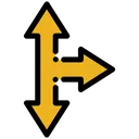 Free Arrow Cross Arrow Sign Icon