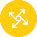 Free Arrow Arrows Circle Icon