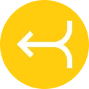 Free Arrow Arrows Merge Icon
